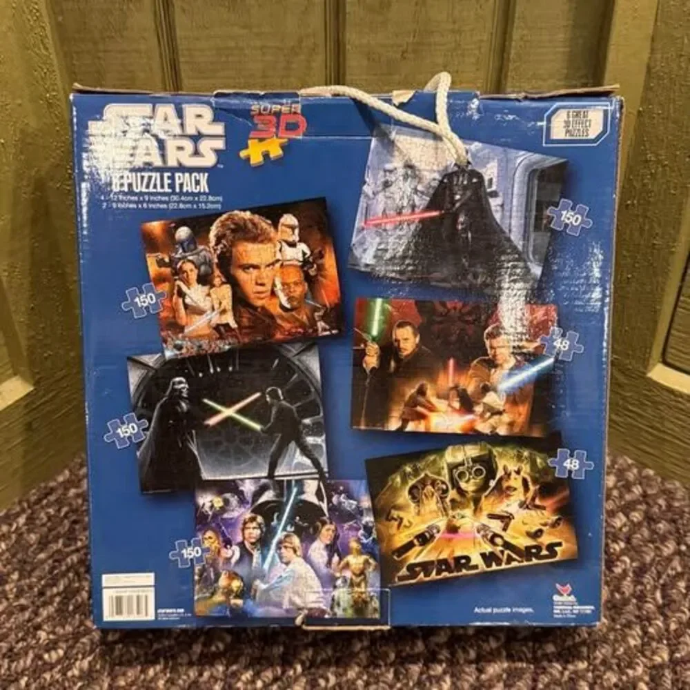 Star Wars Super 3D 6 Puzzle Pack